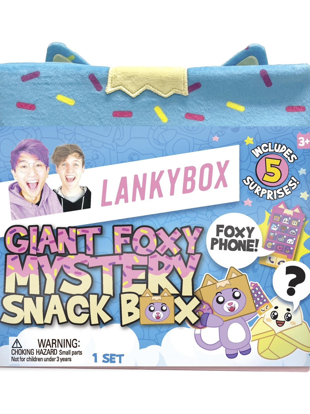 Giant Foxy Mystery Snack Box - Blue
